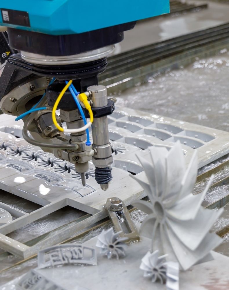 Découpe au jet d’eau haute précision
